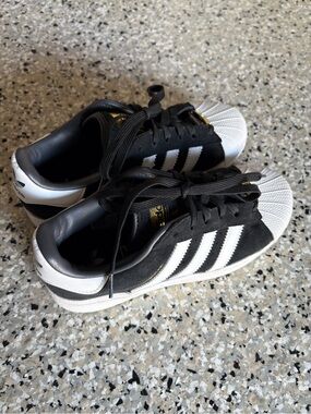EUC adidas Superstar Suede Shell-Toe Sneakers
